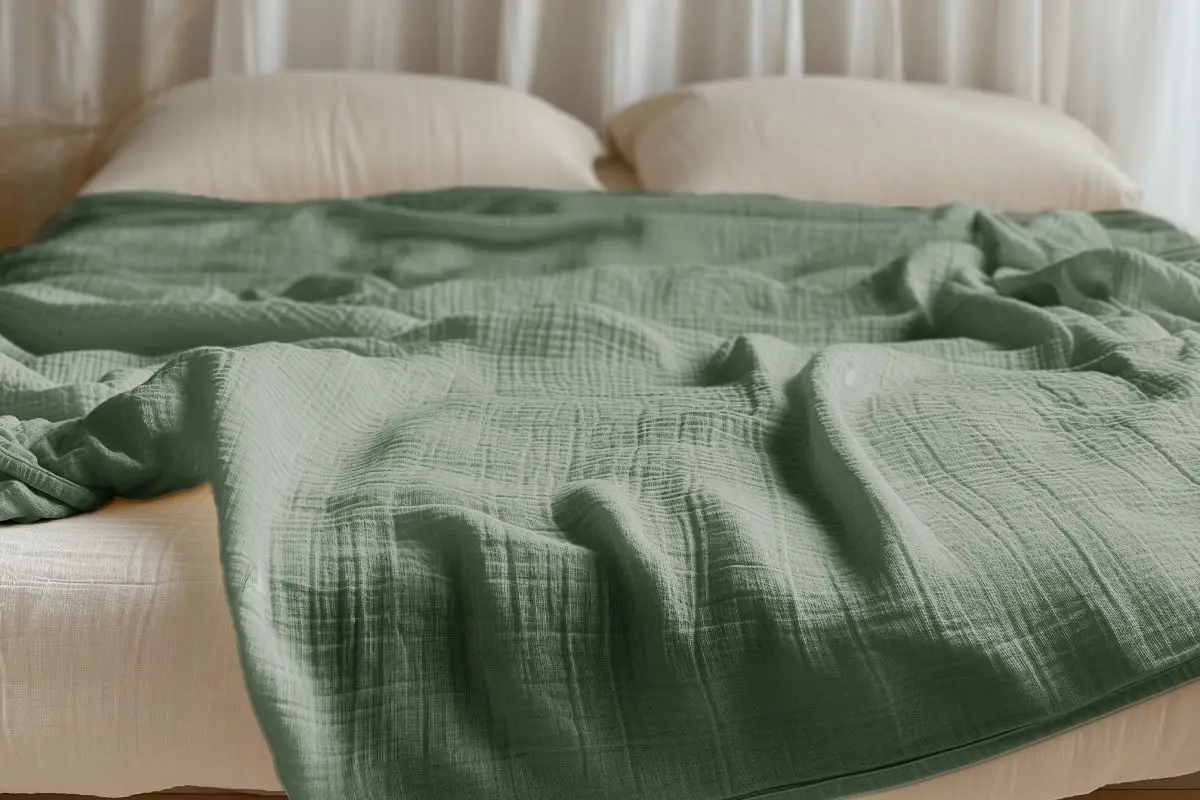 Sleep & Beyond Organic Cotton Muslin Blanket