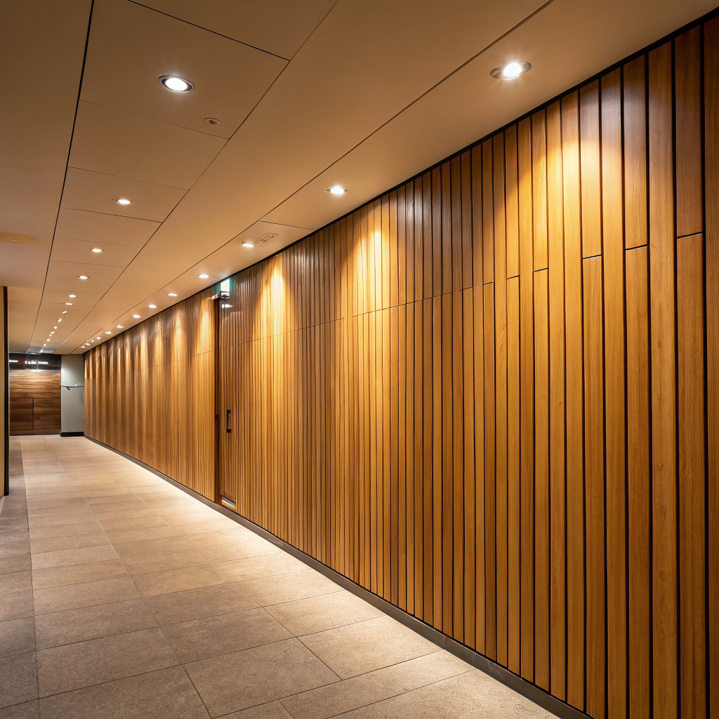 Architectural room detail illustrating architectural millwork balance bars